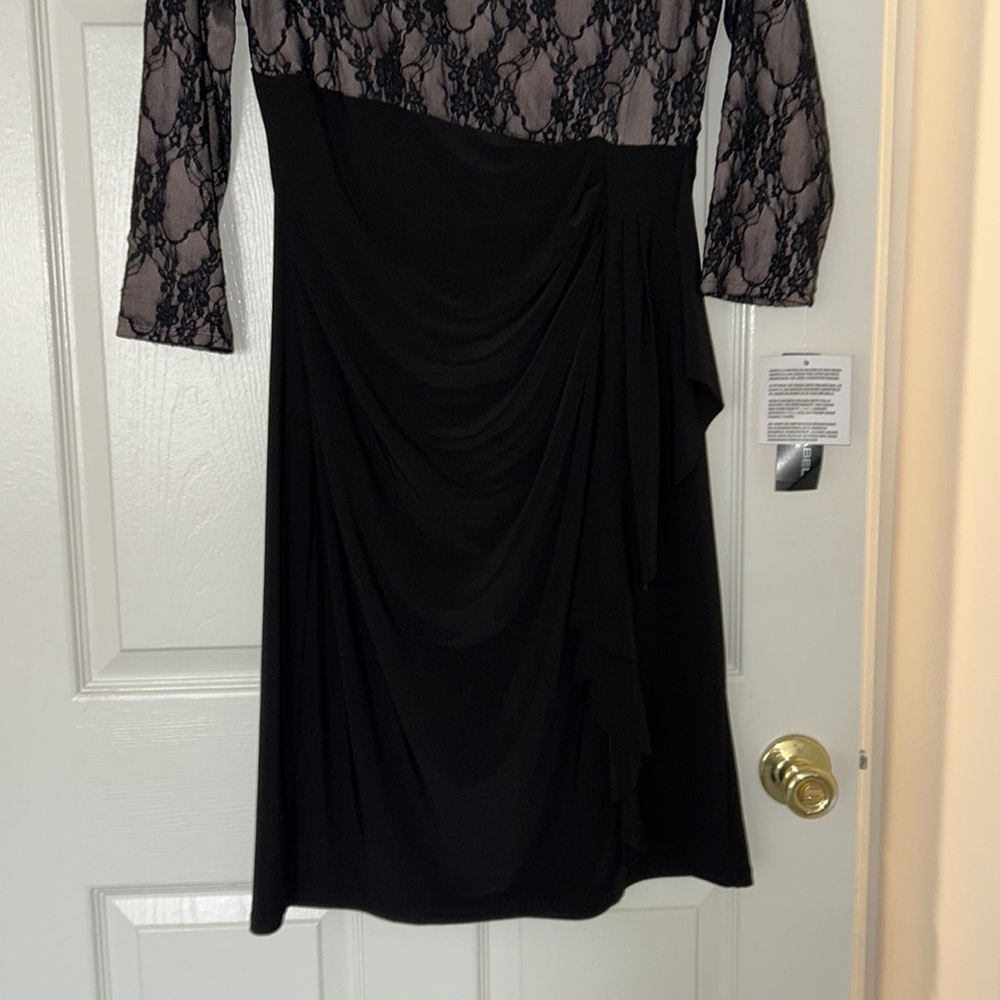 NWT Black Label by Evan Picone Lace Dress - Picture 4 of 9